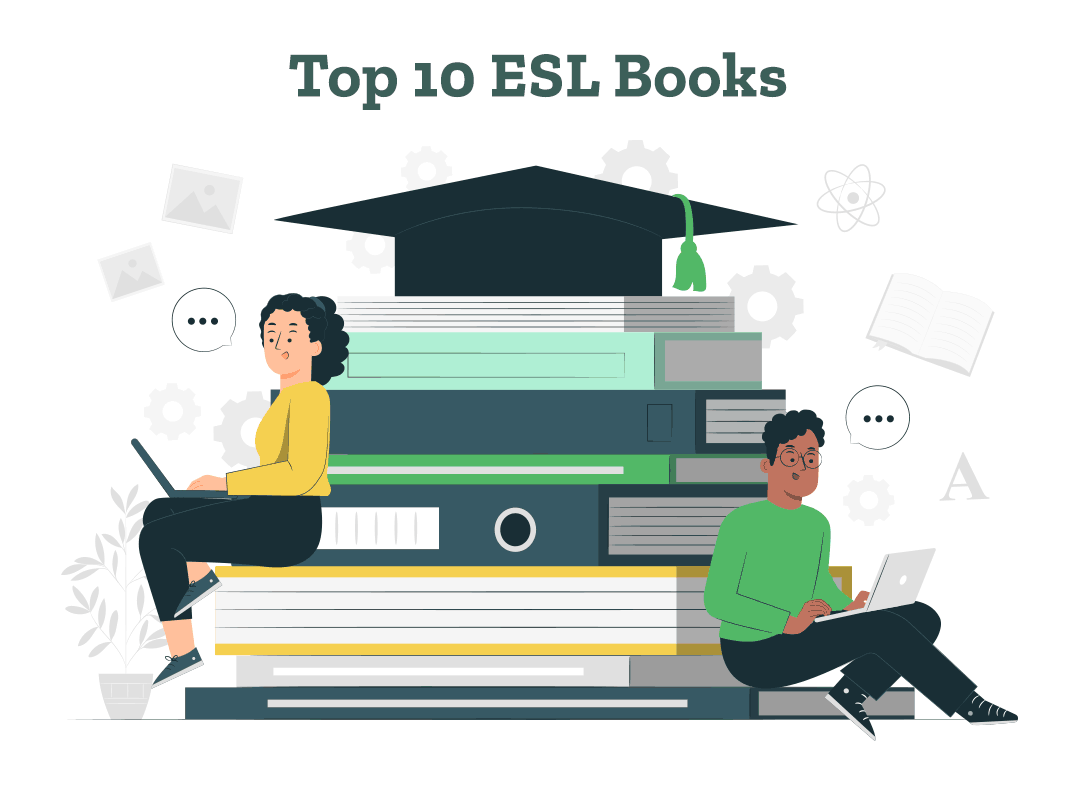 ESL students and readers go through a list of the 10 best ESL books.