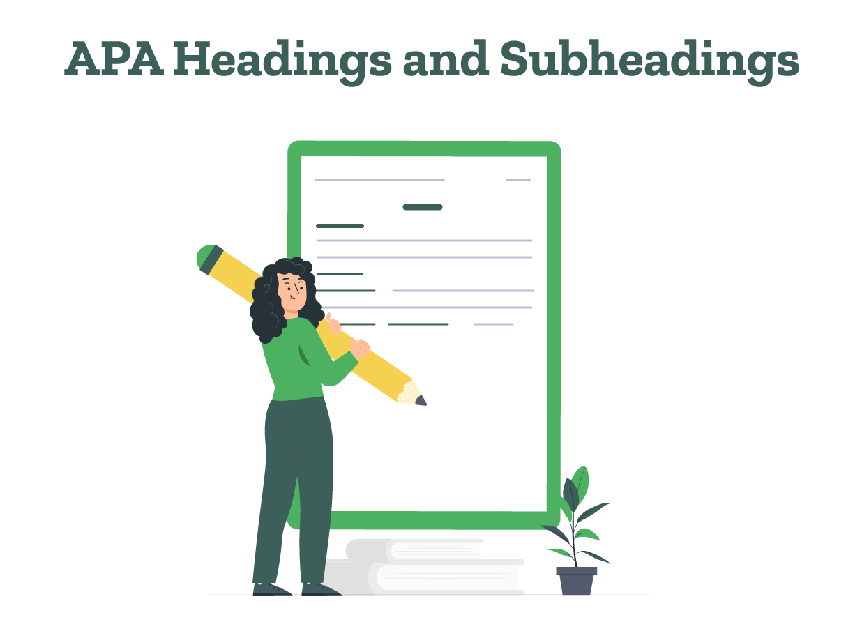 A student highlights all APA headings and subheadings in her paper.