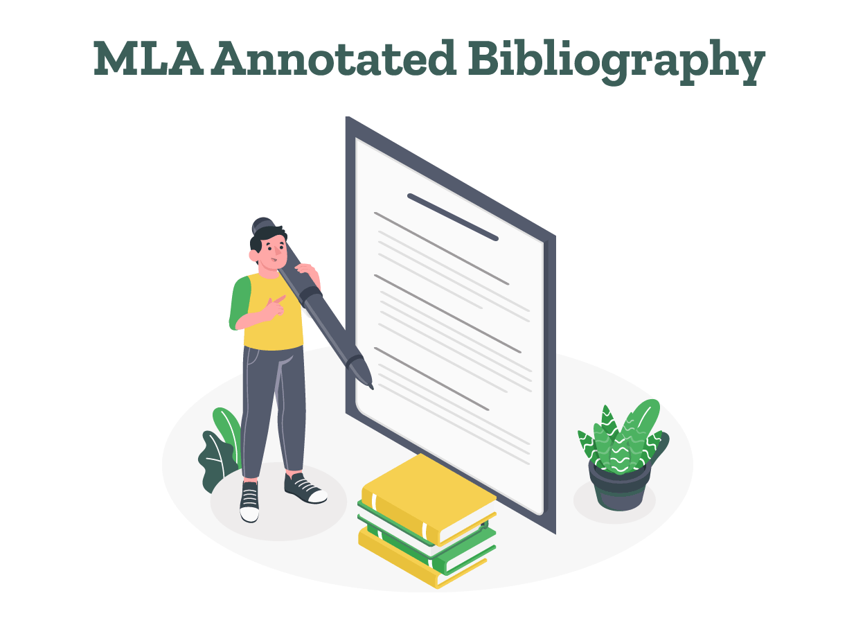 A student creates an MLA annotated bibliography based on the sources they’ve studied.