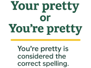 your pretty vs. you're pretty
