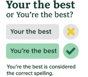 your the best or you're the best
