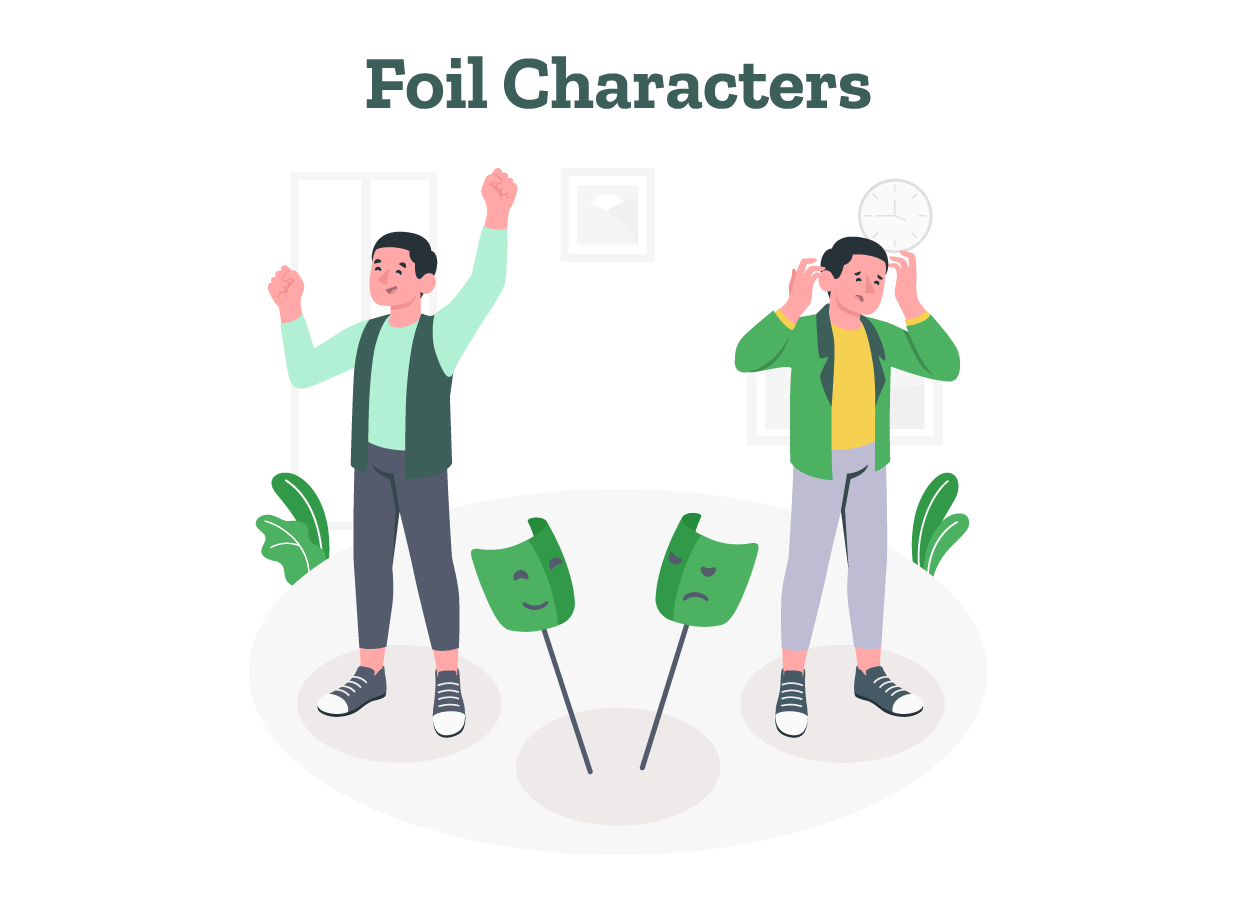 What is a Foil Character — Definition, Examples in Lit. & Film