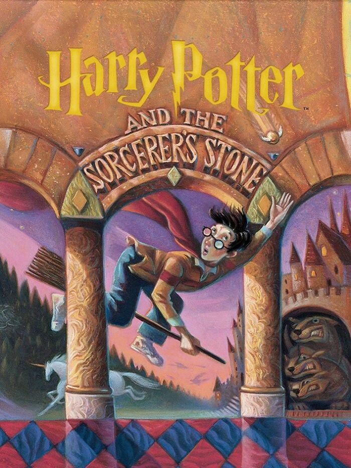 Harry Potter and The Sorcerers Stone book cover