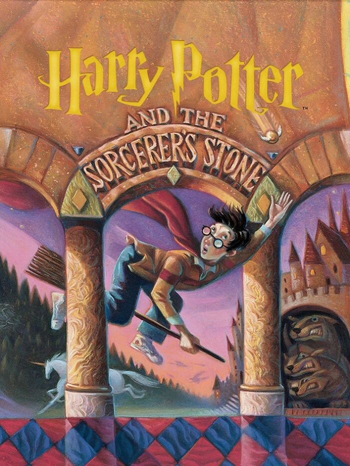 Harry Potter and The Sorcerers Stone book cover