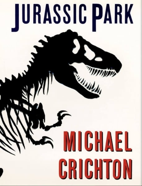 Jurassic Park book cover