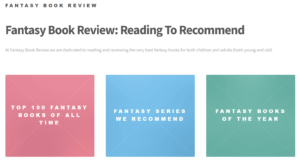 Fantasy book review site