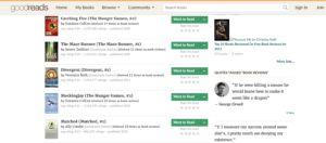 Goodreads book review site