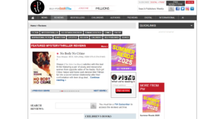 Publishers Weekly book review site