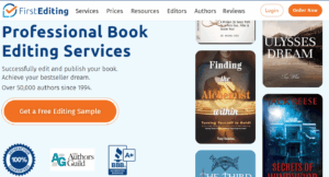 FirstEditing book editing service
