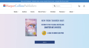 Harper Colins book publishing company