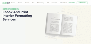 miblart book formatting service
