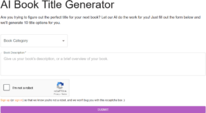 BookRaid book title generator