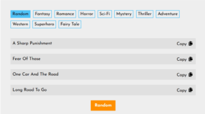 Imagine Forest book title generator