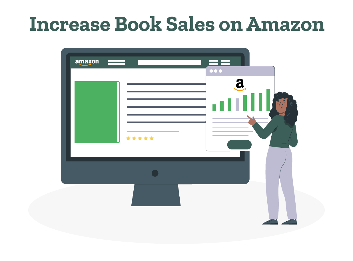 A marketing strategist is explaining how to increase book sales on Amazon.