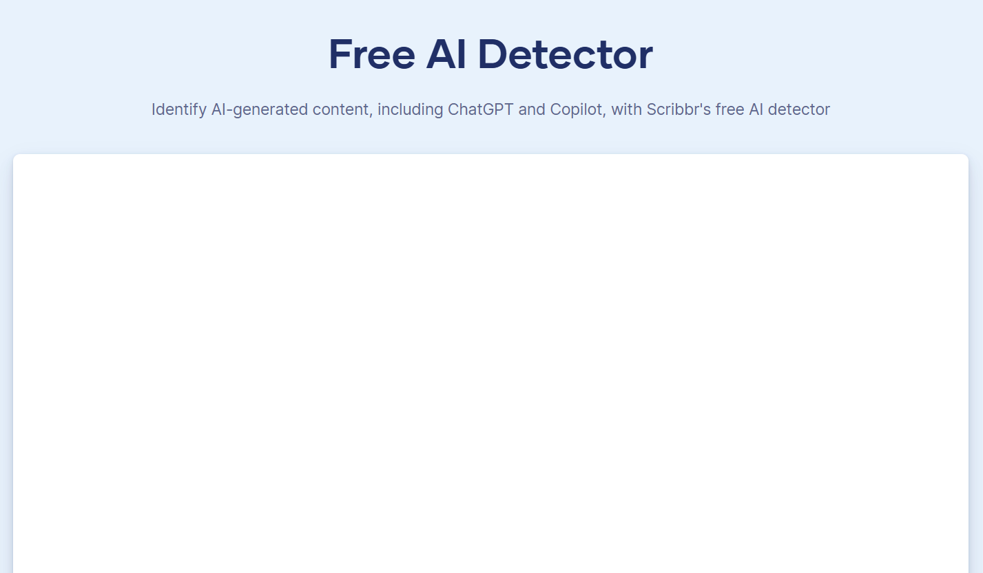 10 Best AI Detector Tools in 2025