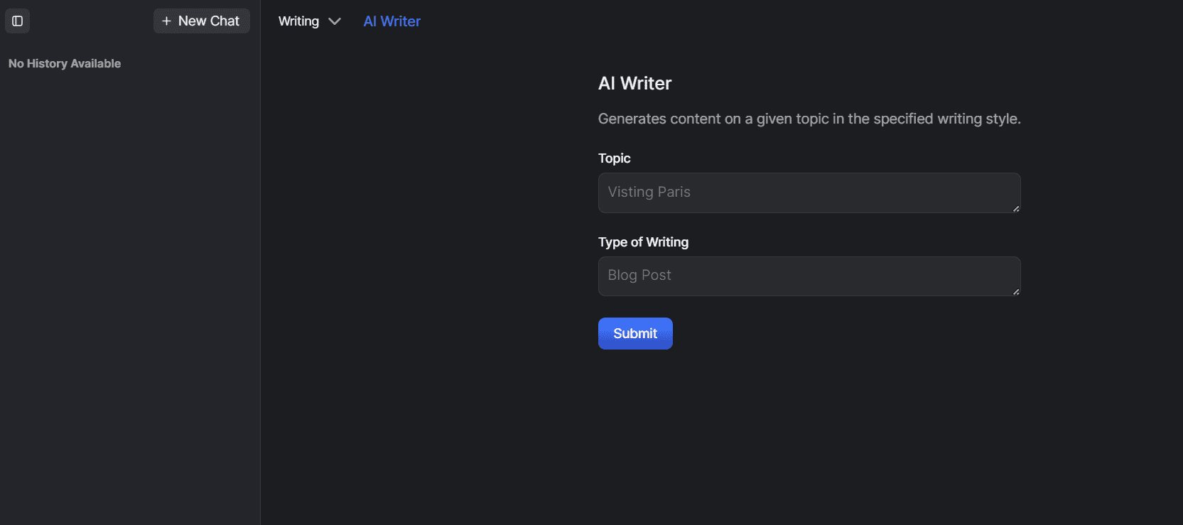 HyperWrite AI Writer 