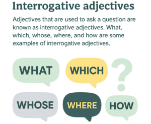 Examples of Interrogative adjectives