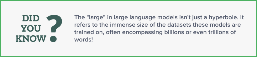 The idea behind naming Large Language Models.