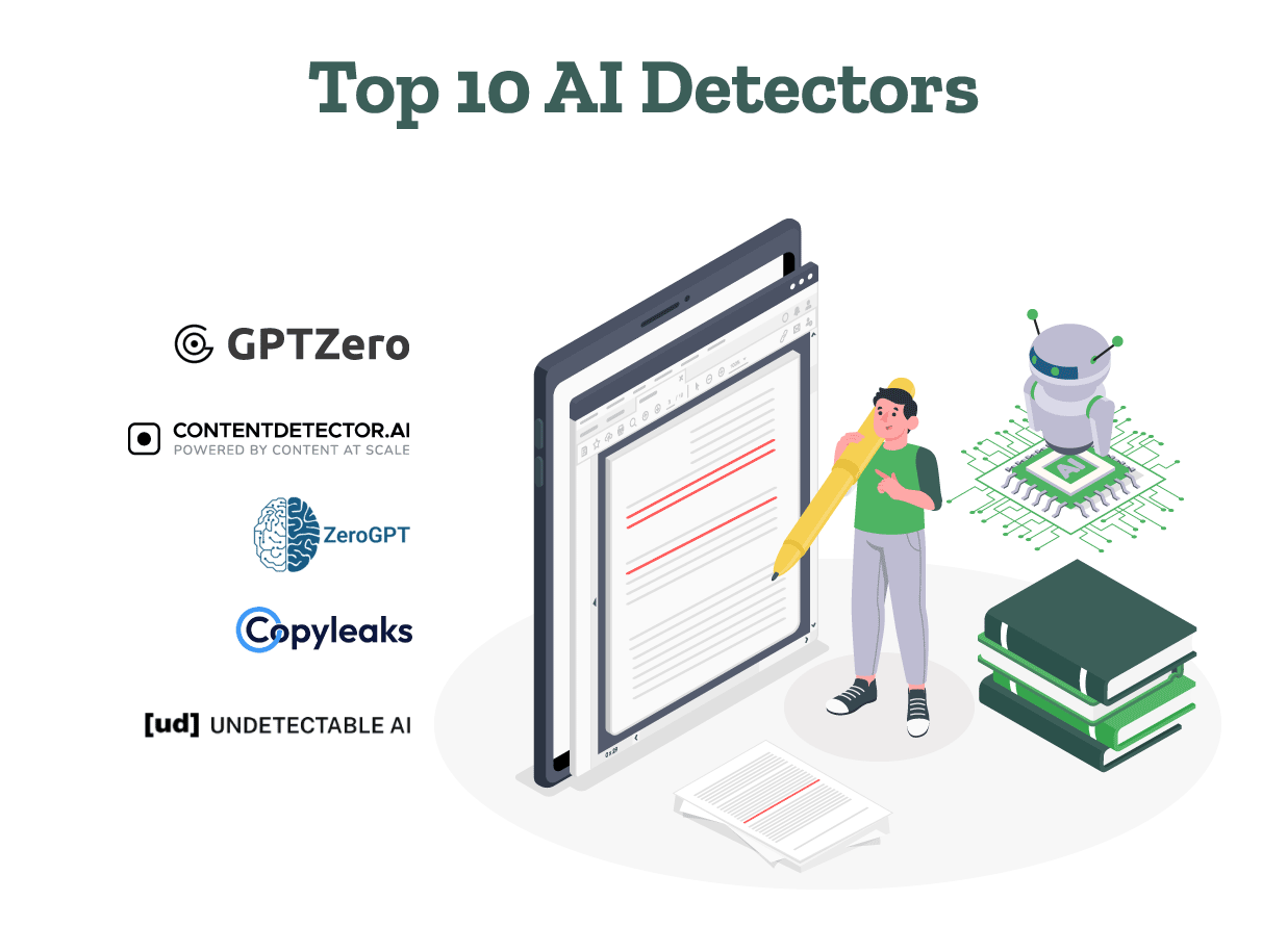 A young teacher is analyzing whether any content is written by AI tools using AI detectors like GPTZero.