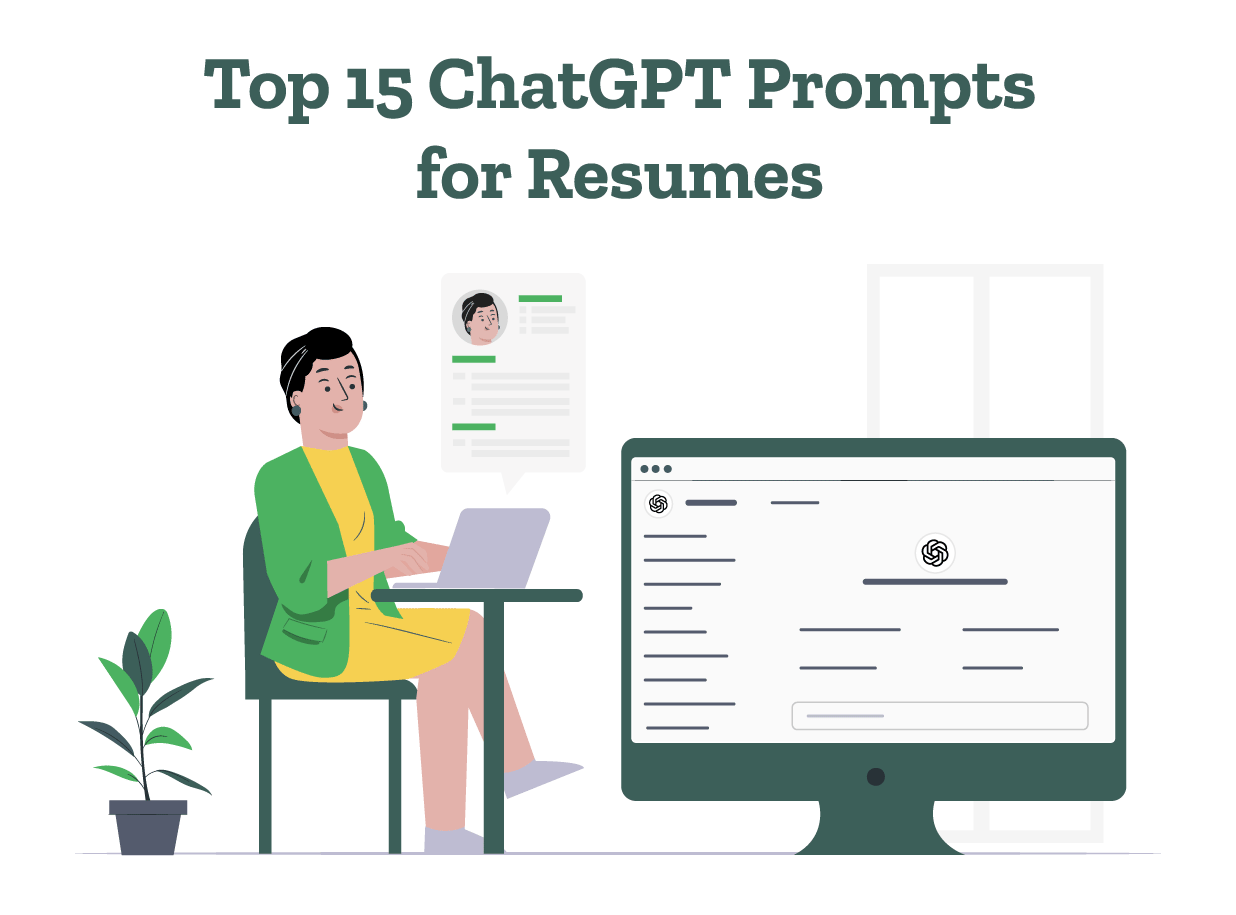 A job seeker is modifying his resume using ChatGPT prompts for resume.
