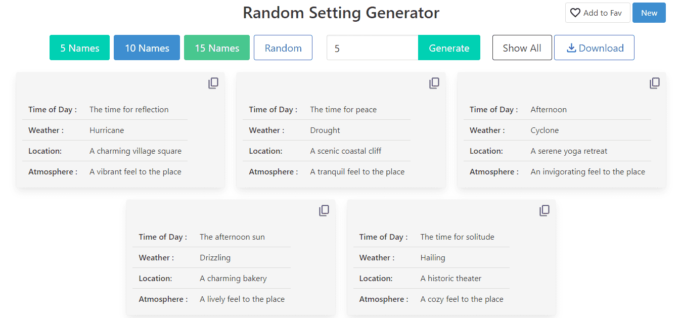 This is the setting generator tool of Code Beautify. 