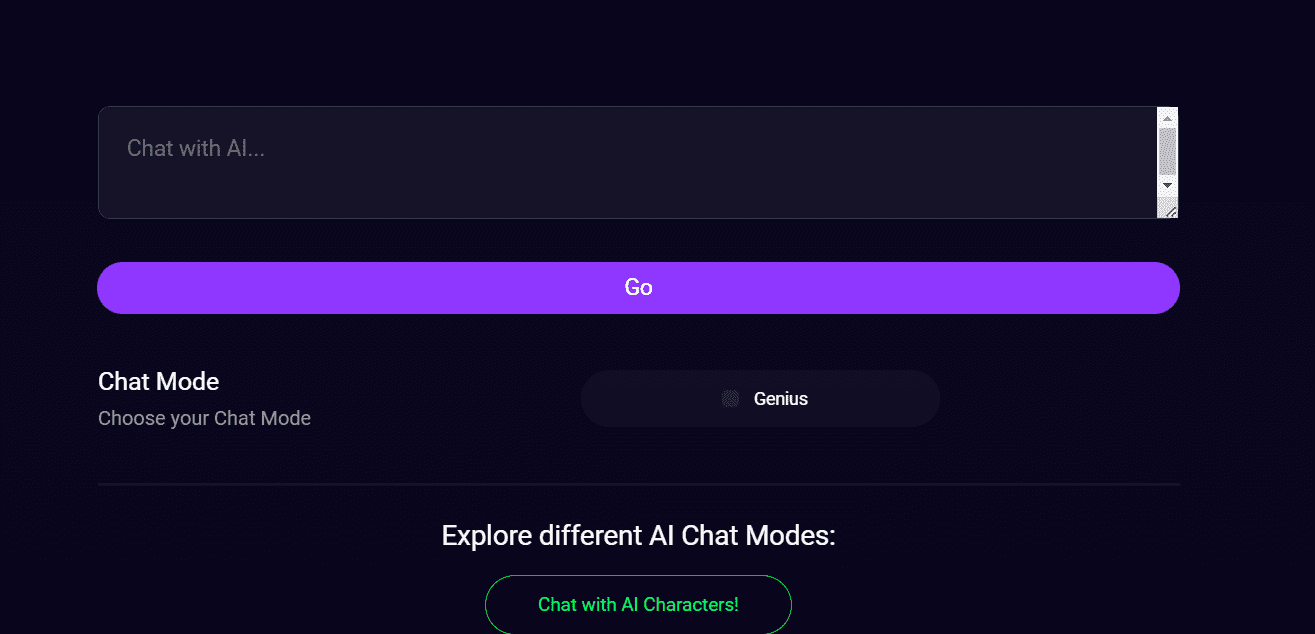DeepAI AI text generator.