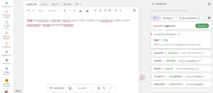 QuillBot spell checker.