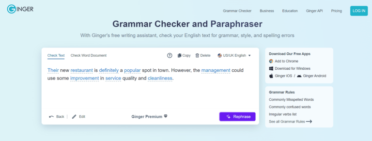 Ginger Spell 10 Best Spell Checkers of 2024: Features, Accuracy & Ranking