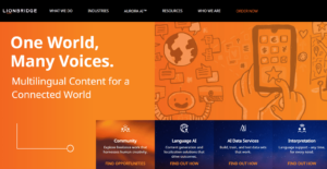 Lionbridge translation services