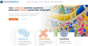 Transperfect Translation services