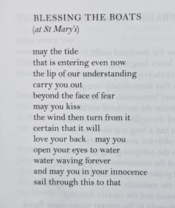 Blessing the boats - Lucille Clifton poem