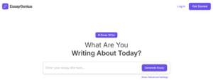 essaygenius.ai essay writer