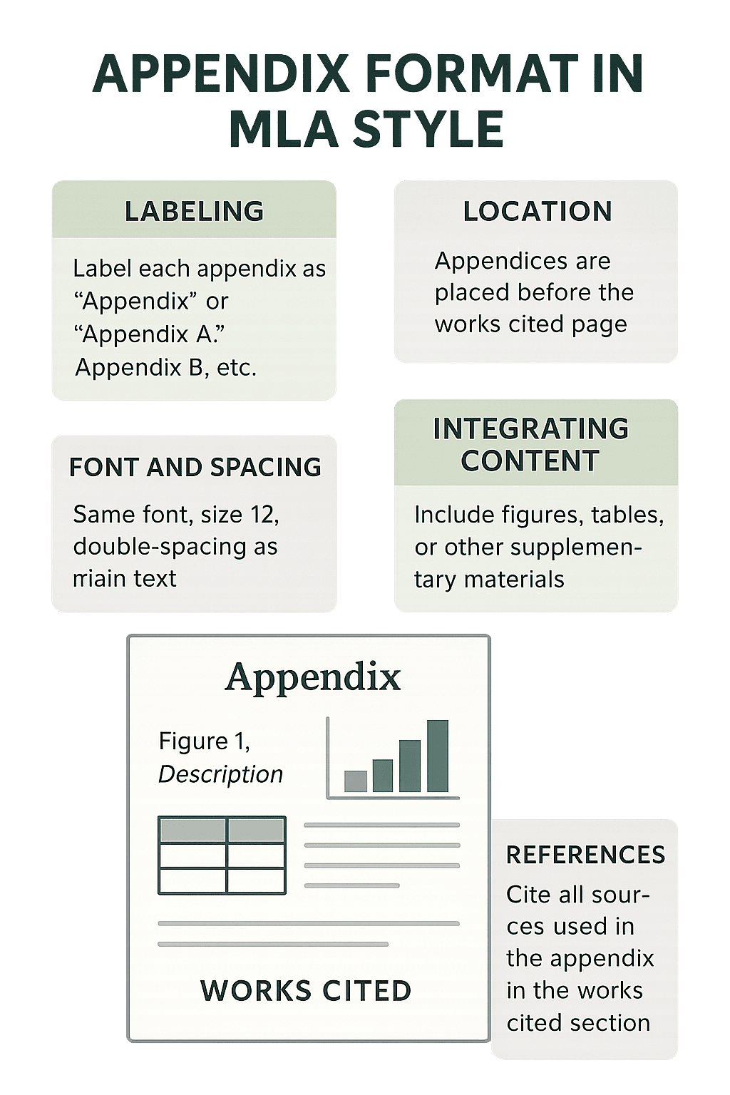 How to Format an Appendix: APA and MLA - PaperTrue