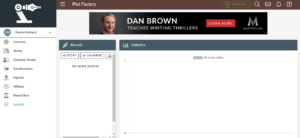 Plot Factory AI story generator