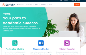 Scribbr recommendation letter editing services