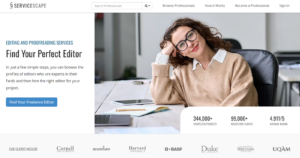 Servicescape recommendation letter editing services