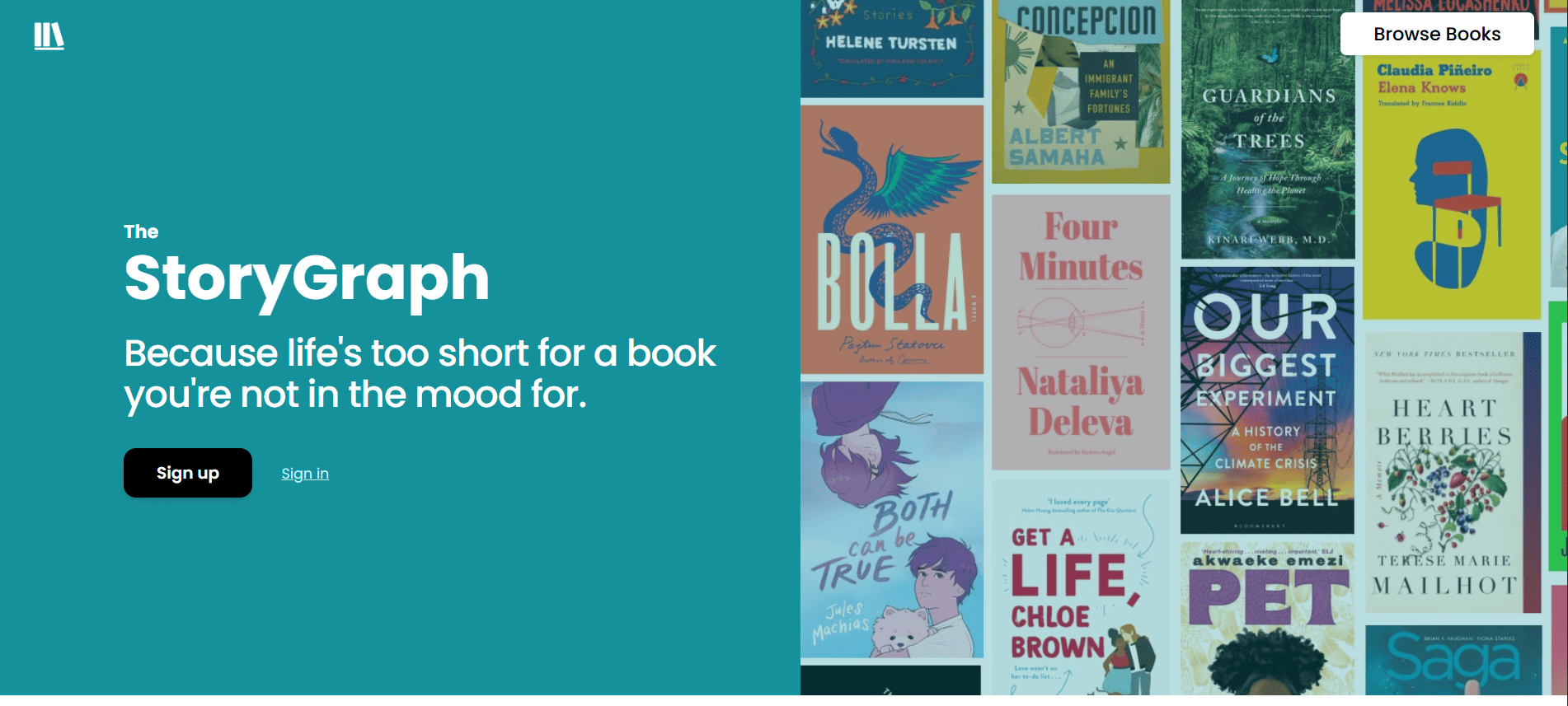 StoryGraph book review site