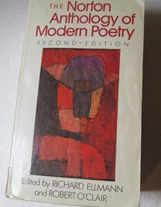 Anthology example: The Norton Anthology of Modern Poetry