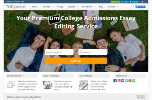 TopAdmit recommendation letter editing services