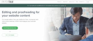 PaperTrue blog editing service
