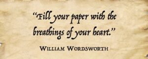 Writing tip by William Wordsworth