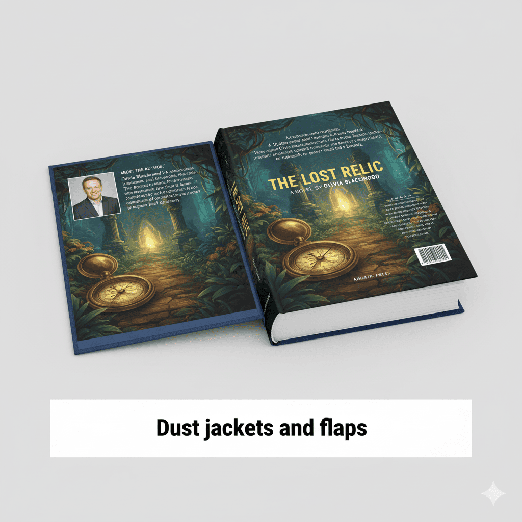 Dust jacket and flaps