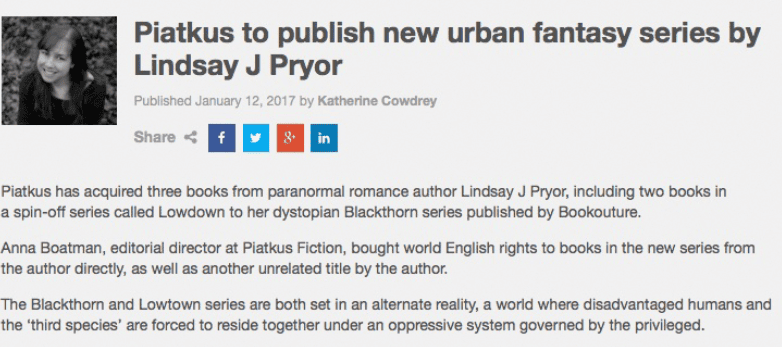 First Paragraph book press release