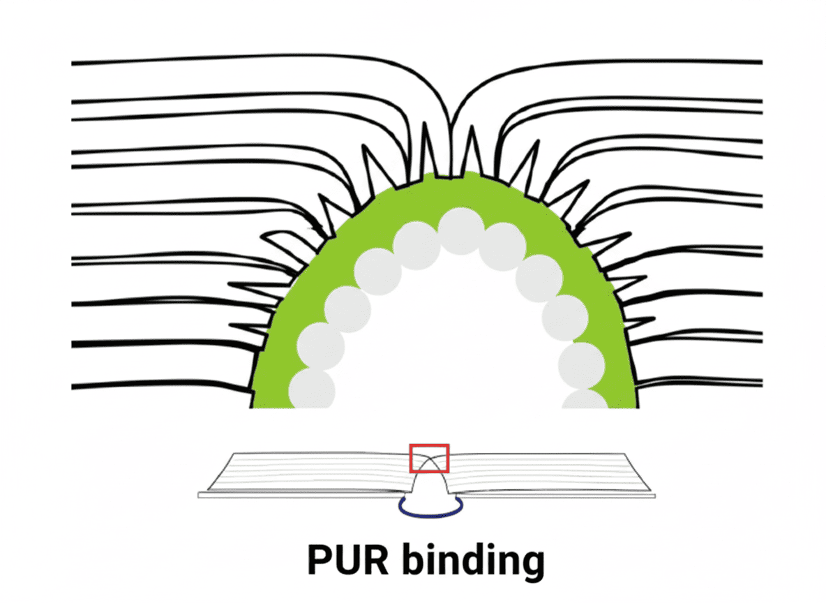 PUR Binding book