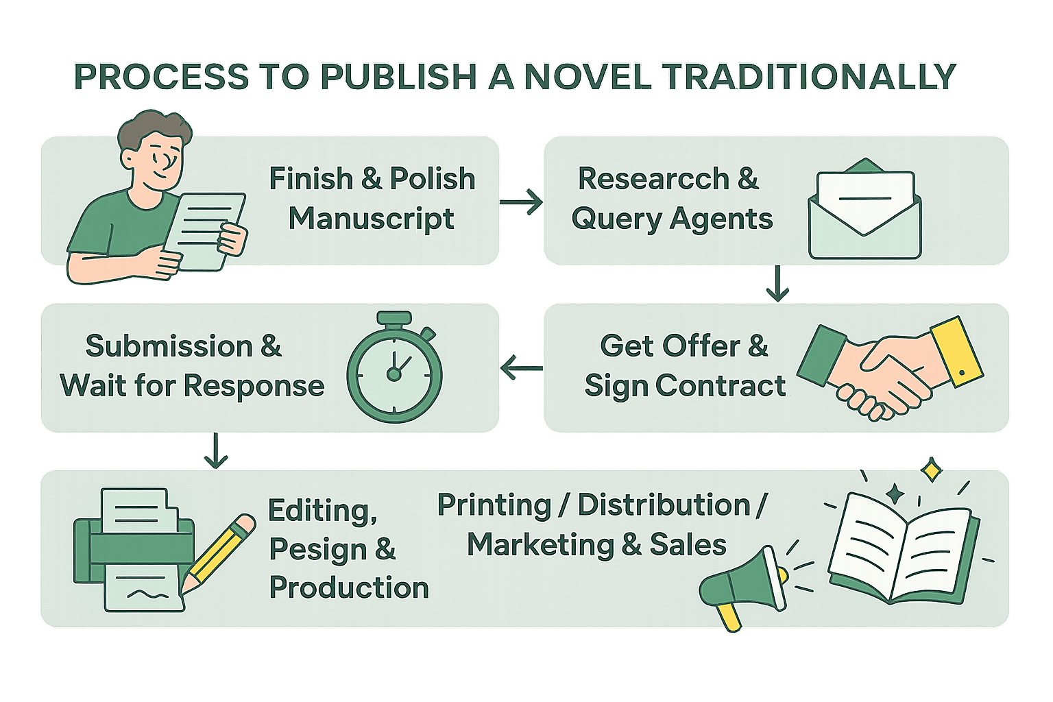 How to publish a novel traditionally